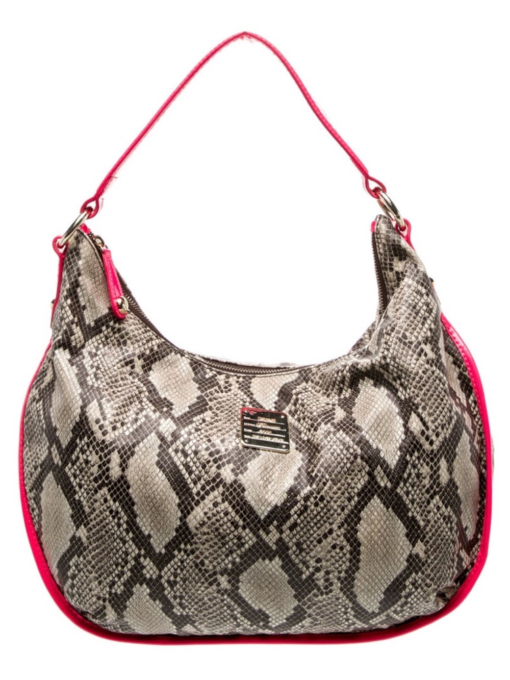 Snakeskin Pattern Hobo Bag